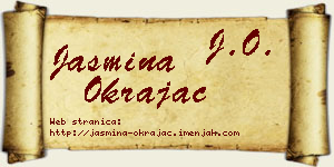 Jasmina Okrajac vizit kartica